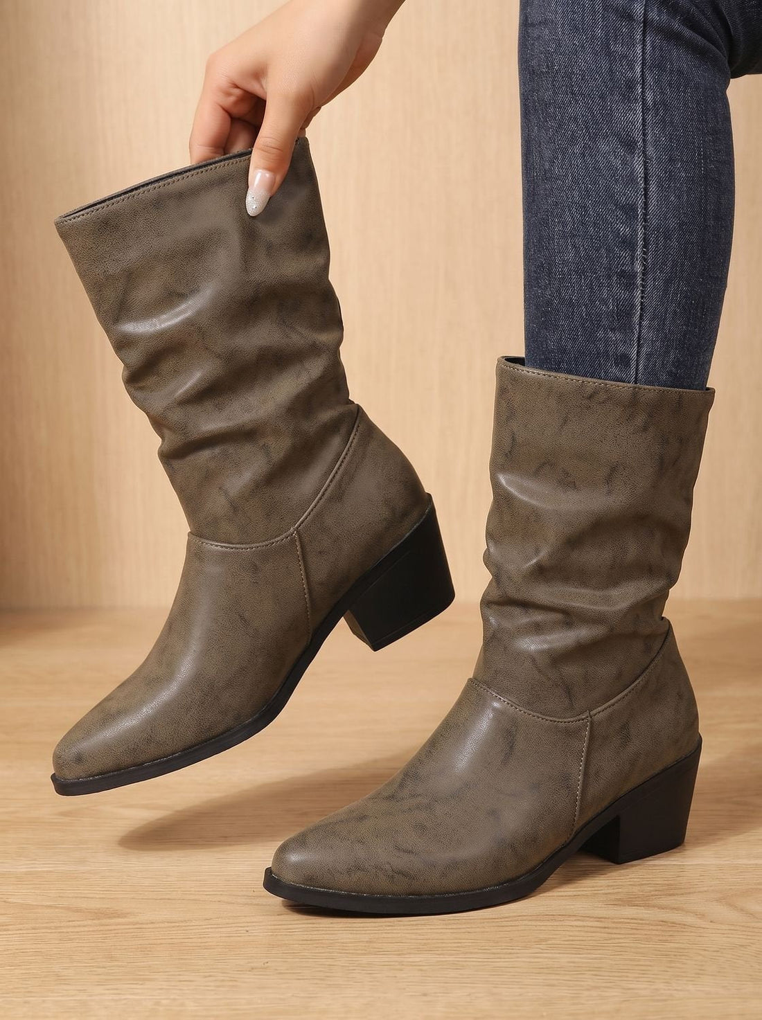Philippa Slouch Western Boots 4