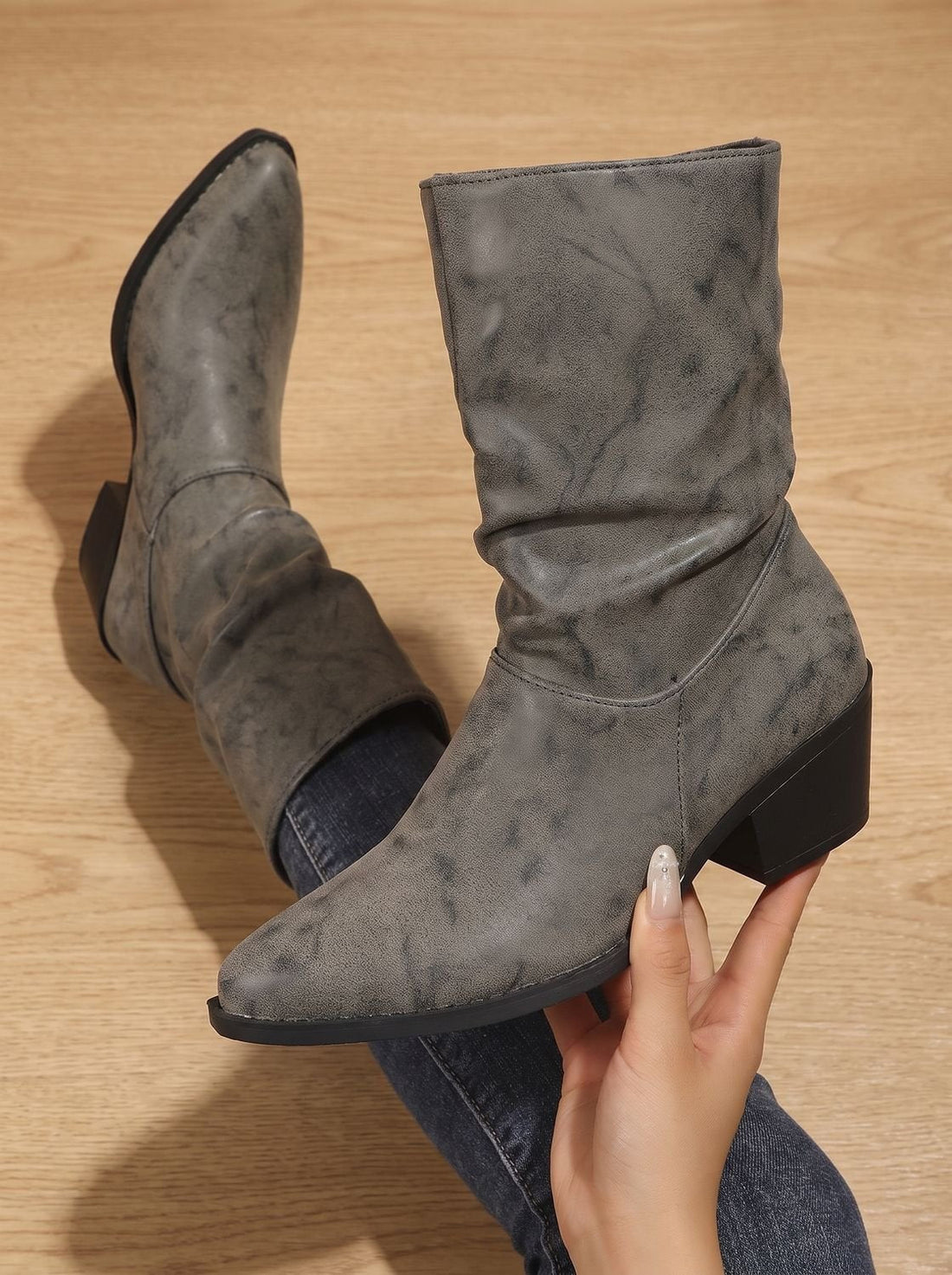 Philippa Slouch Western Boots 1