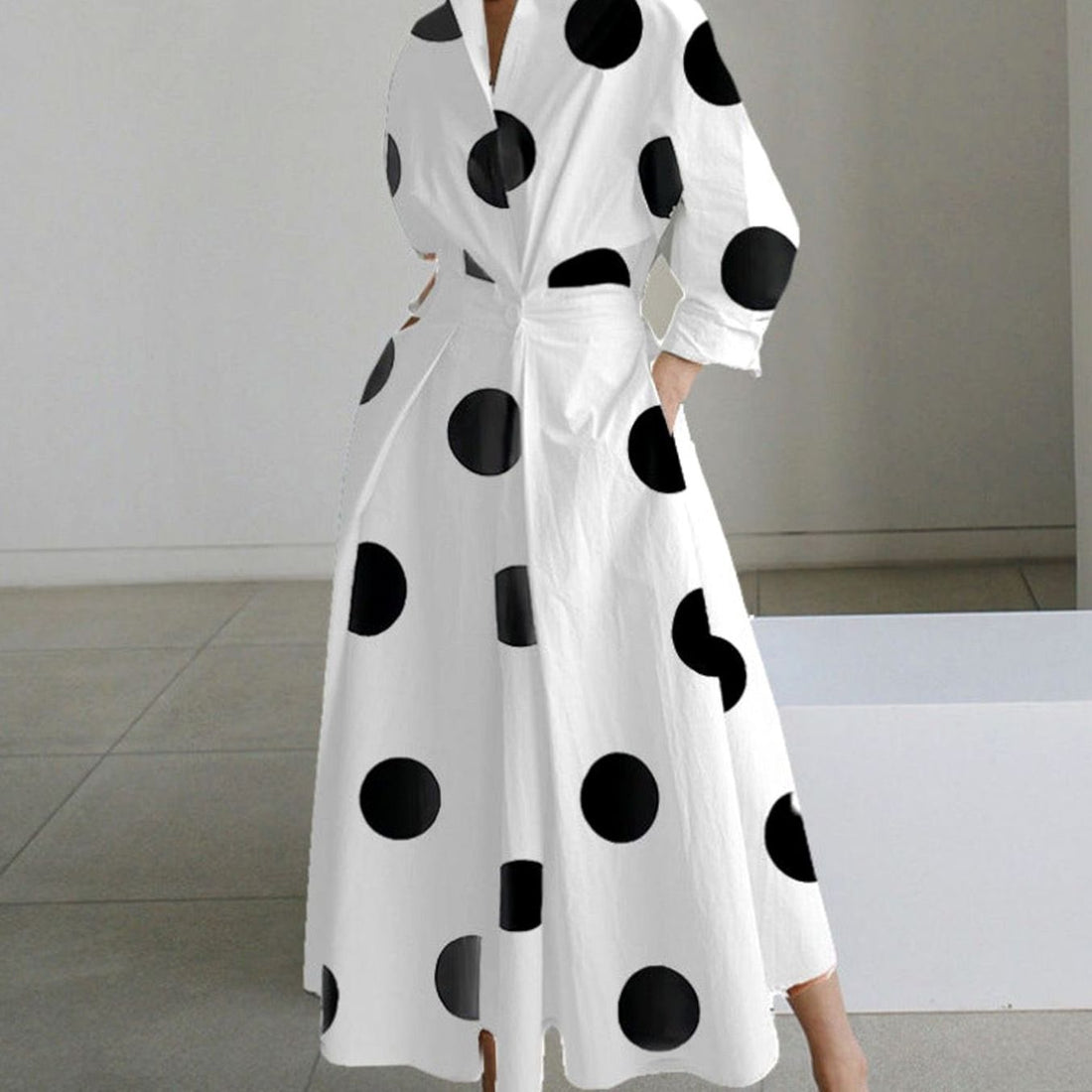 Viveka Collared Maxi Shirt Dress 12