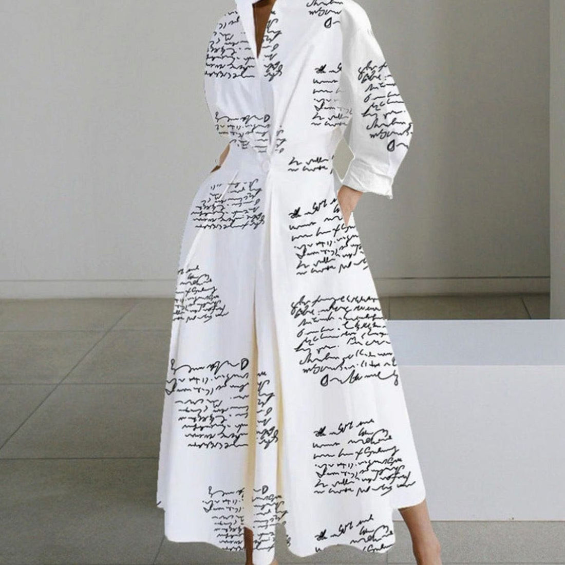 Viveka Collared Maxi Shirt Dress 6